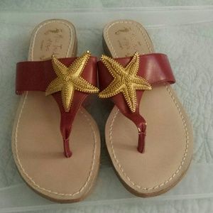 Miss Trish of Capri sandals